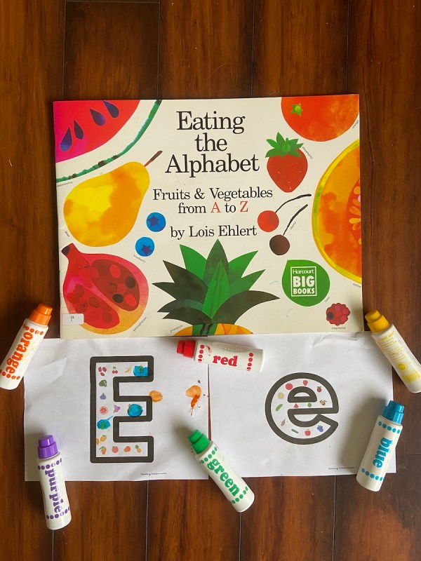 Tot School: The Letter E – This Mama Needs Grace