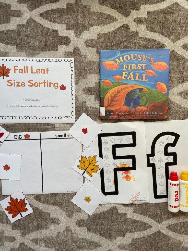 Tot School: The Letter F – This Mama Needs Grace