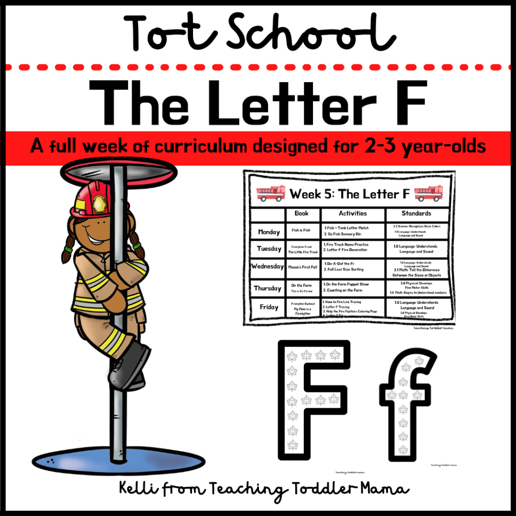Tot School: The Letter F – This Mama Needs Grace