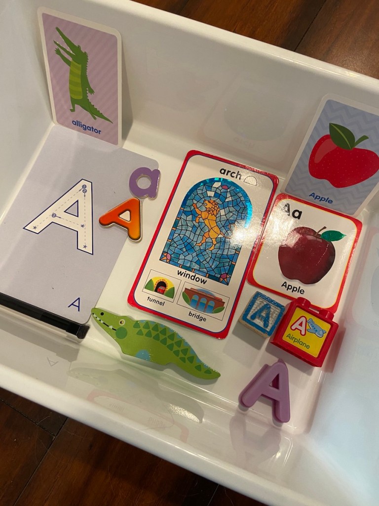 Tot School: The Letter A – This Mama Needs Grace