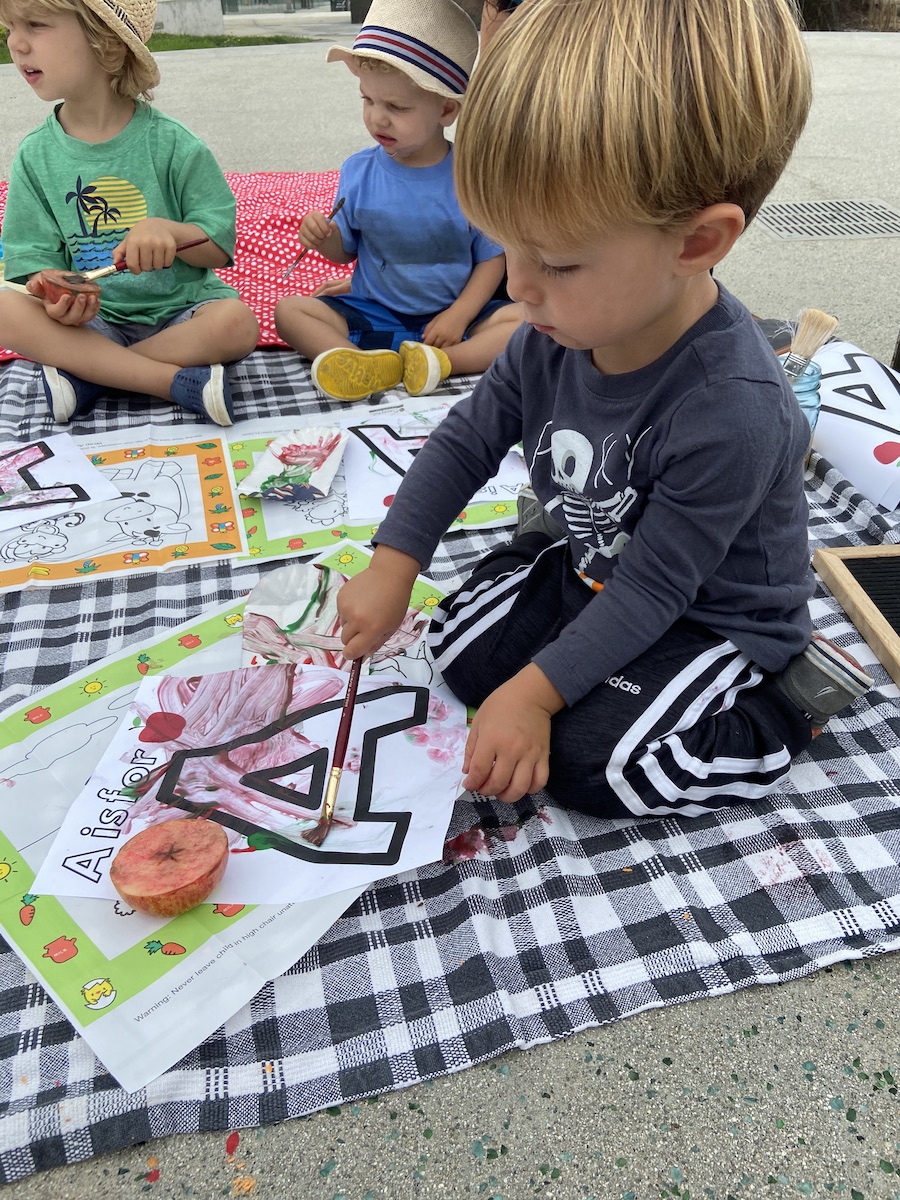 Tot School: The Letter A – This Mama Needs Grace
